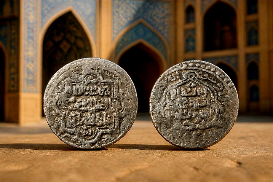 سکه نقره ابوسعید ایلخان نامدار مغول