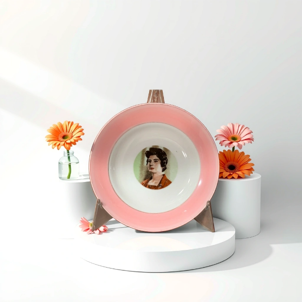 بشقاب اورجینال ثریا همسرمحمدرضاشاه پهلوی